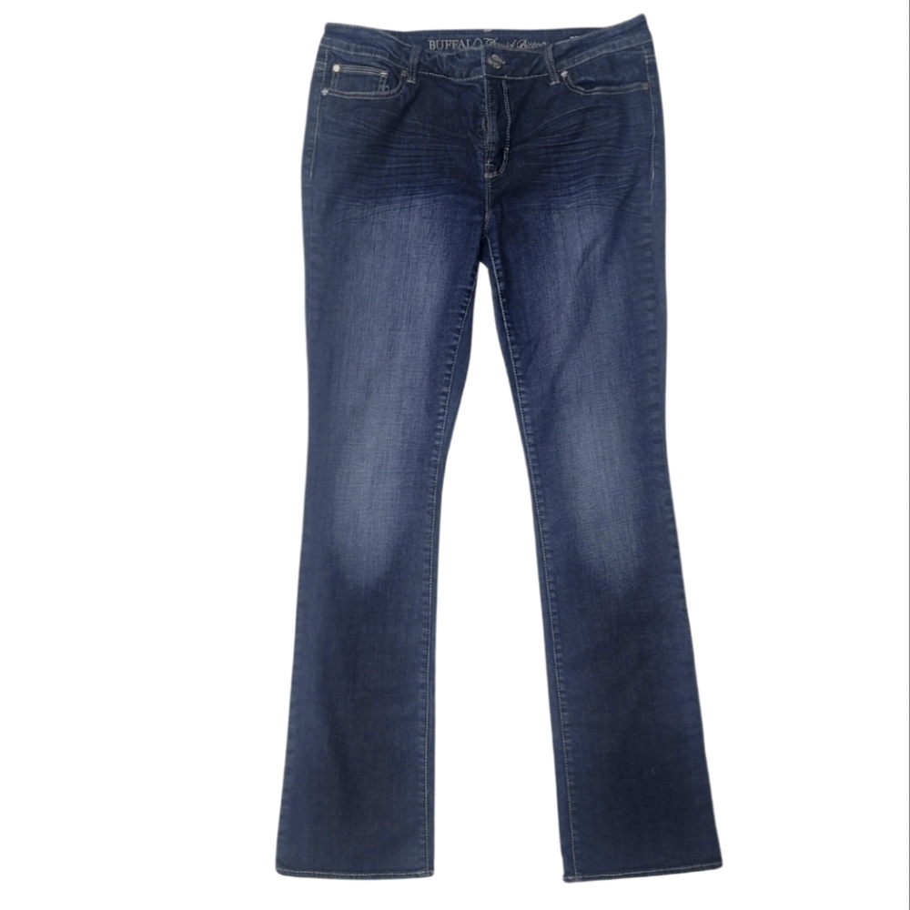 Buffalo David Bitton Felow Bootcut Mid Rise Denim Jeans Size 31 in Blac